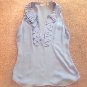 NY & Company Periwinkle Sleeveless Blouse Size  XS